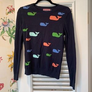 Vineyard Vines whale pullover sweater